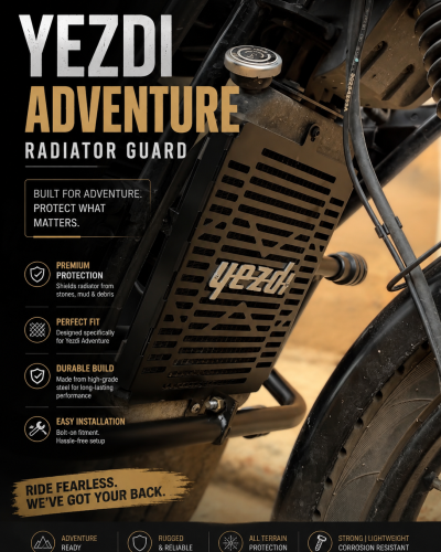 Yezdi Adventure Radiator Guard