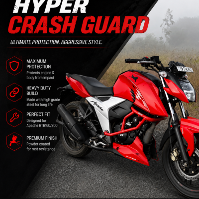 TVS Apache RTR 160-200 Hyper Crash Guard