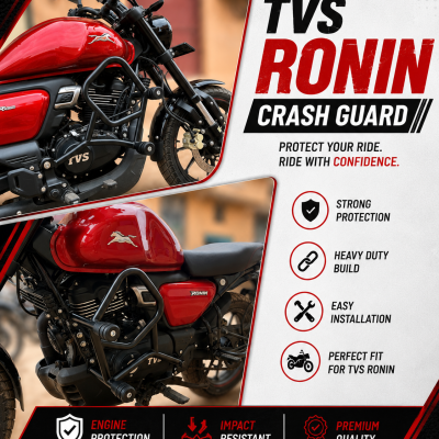 TVS ronin crash guard