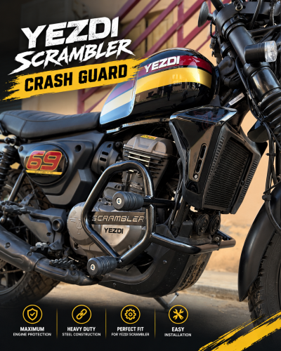 YEZDI SCRAMBLER CRASH GUARD