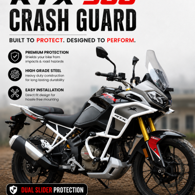 TVS Apache RTX 300 Full Frame Crash Guard
