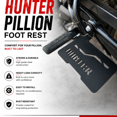 HUNTER PILLION FOOT REST