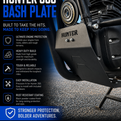 HUNTER 350 BASH PLATE