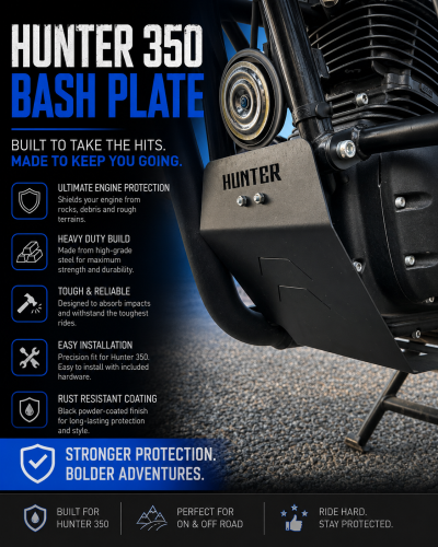 HUNTER 350 BASH PLATE
