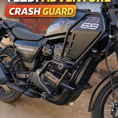 Yezdi Adventure crash guard